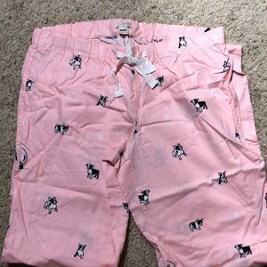 J crew Boston terrier/ frenchie pajama pants